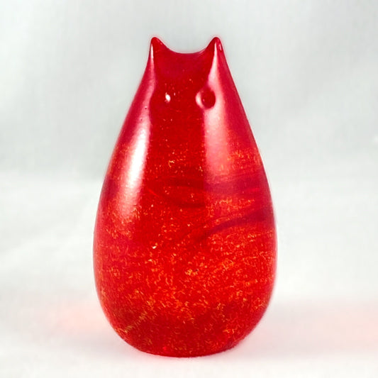 Hand Blown Glass Kitty Cat, #7 - Unique Decor, Made in USA