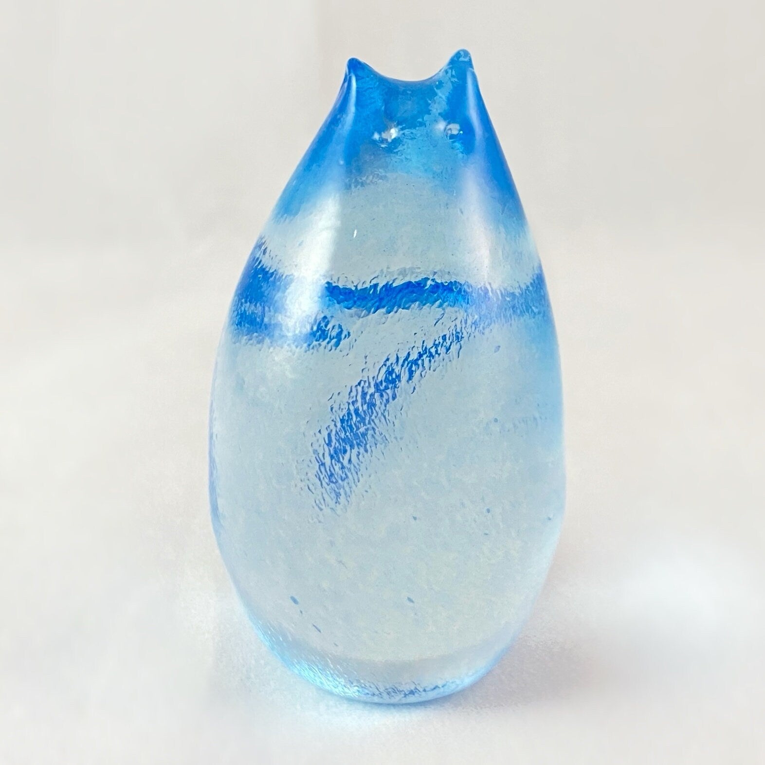 Hand Blown Glass Kitty Cat, #9 - Unique Decor, Made in USA