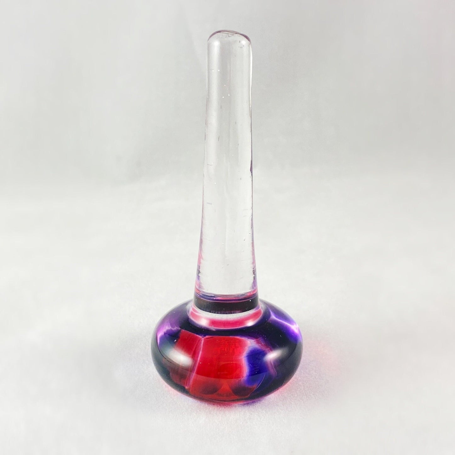 Hand Blown Glass Ring Holder, #1 - Unique Jewelry Storage, Made in USA