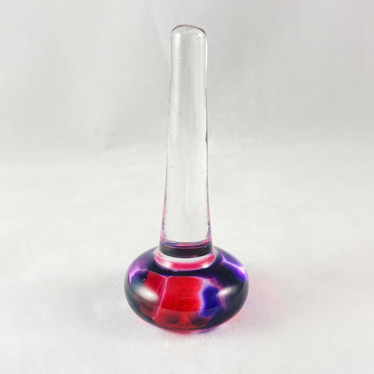 Hand Blown Glass Ring Holder, #1 - Unique Jewelry Storage, Made in USA