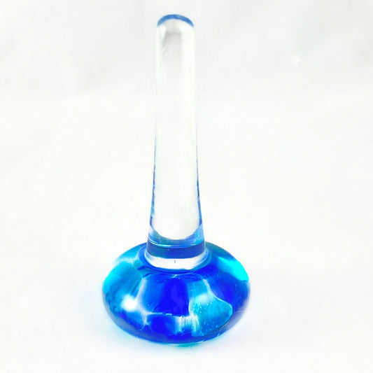Hand Blown Glass Ring Holder, #12 - Unique Jewelry Storage, Made in USA