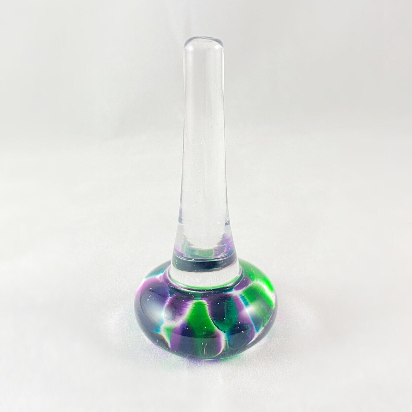 Hand Blown Glass Ring Holder, #2 - Unique Jewelry Storage, Made in USA