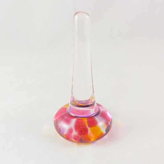 Hand Blown Glass Ring Holder, #3 - Unique Jewelry Storage, Made in USA