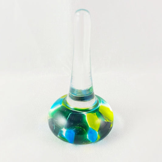 Hand Blown Glass Ring Holder, #9 - Unique Jewelry Storage, Made in USA
