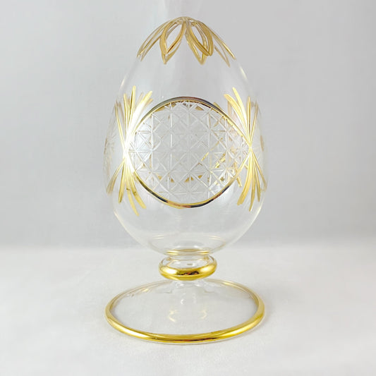 Hand Blown Glass Tabletop Egg - 5 Inch