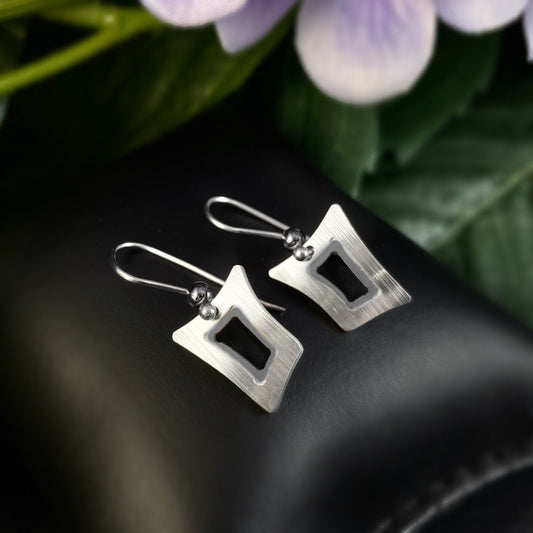 JR Franco Handmade Aluminum Small Geometric Earrings Hypoallergenic Lightweight