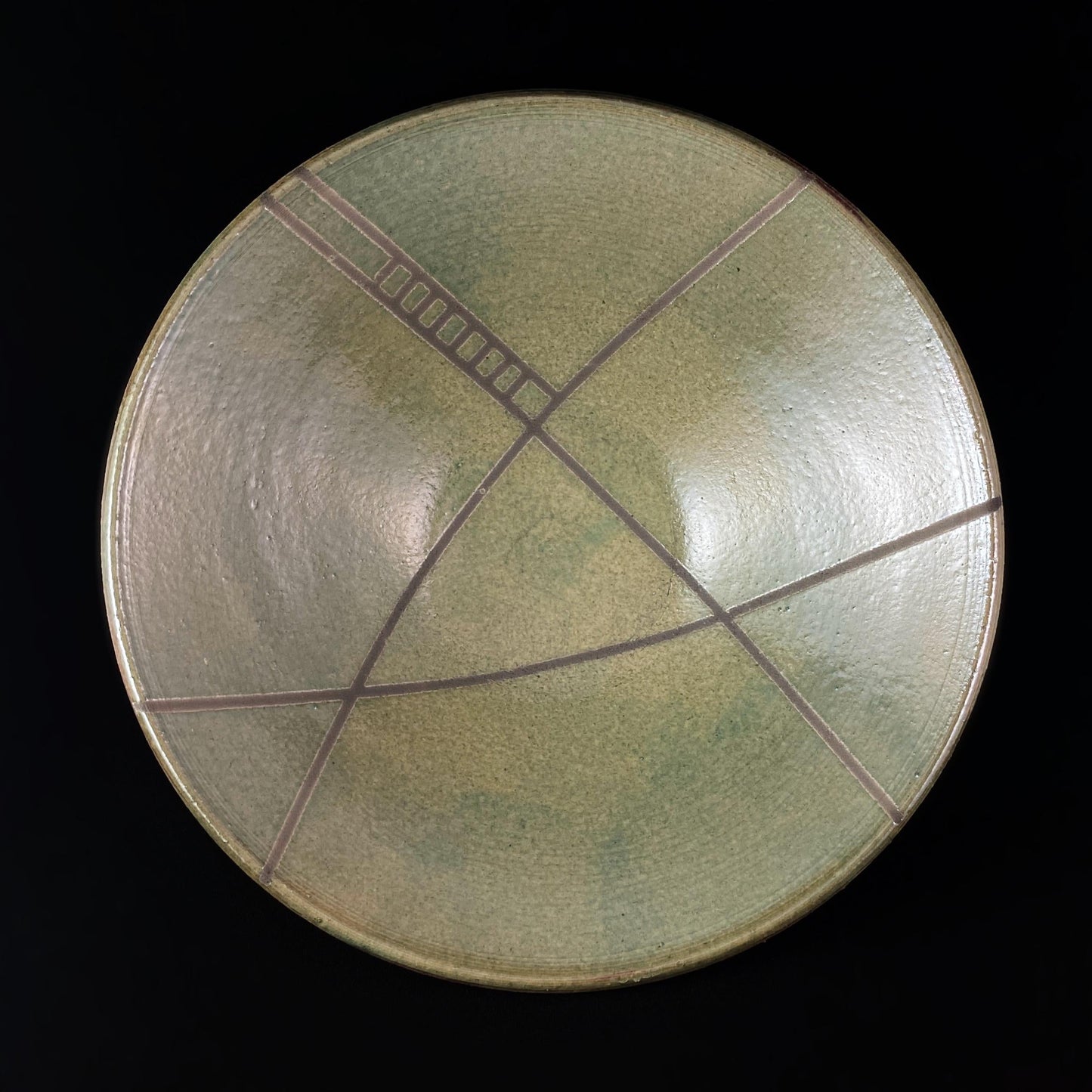 Handmade Annie Bowl, Raku Art Pottery, Decorative Pottery