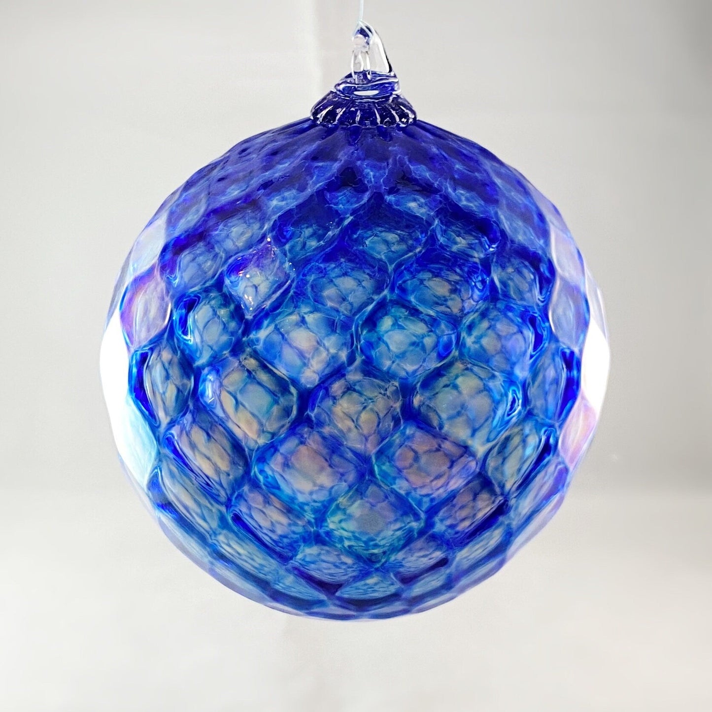 Handmade Glass Friendship Ball, #A - Blue