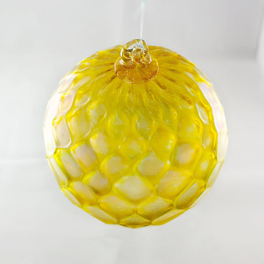 Handmade Glass Friendship Ball - Yellow