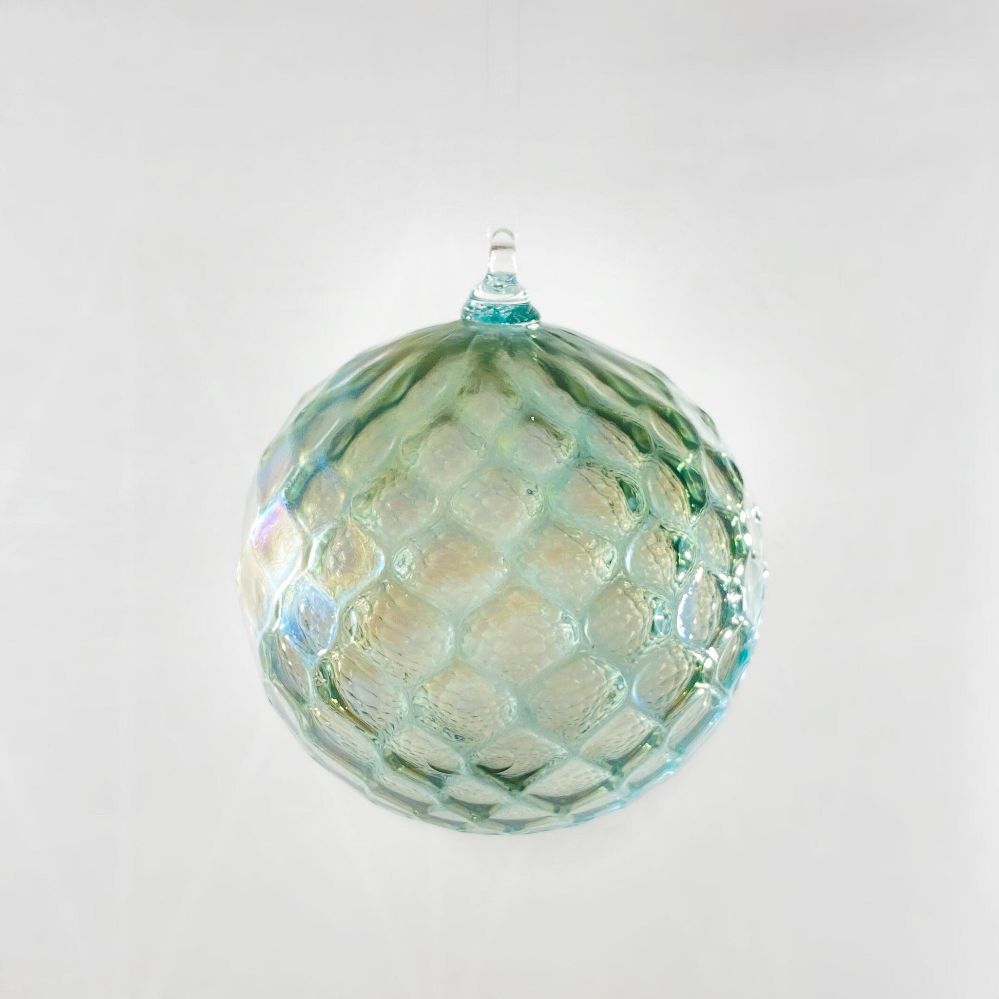 Handmade Glass Friendship Ball - Light Green