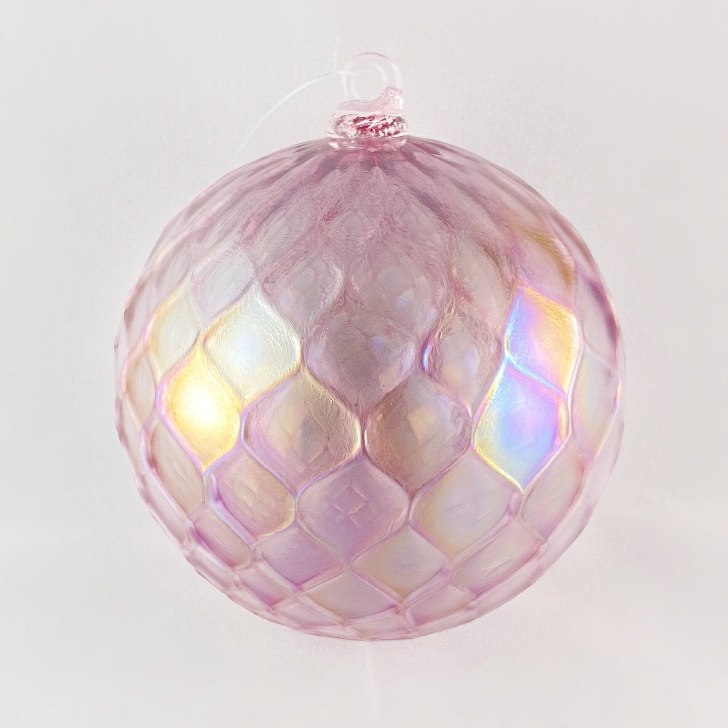 Handmade Glass Friendship Ball - Pink