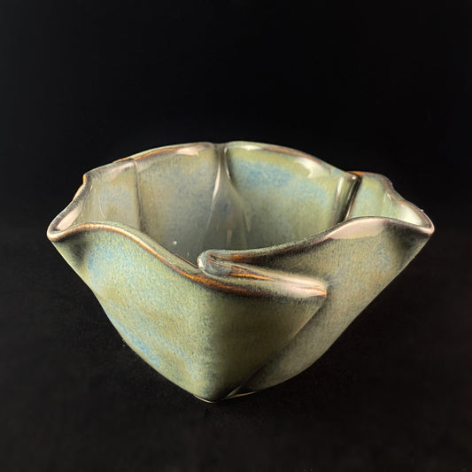 Handmade Multi-purpose Dish with Serving Spoon, Functional and Decorative Pottery