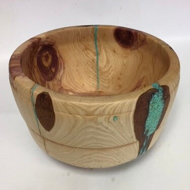 Handmade Rocky Mountain Juniper Wood Bowl, Made in USA