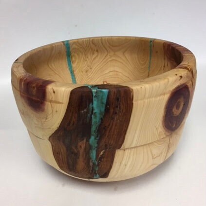 Handmade Rocky Mountain Juniper Wood Bowl, Made in USA