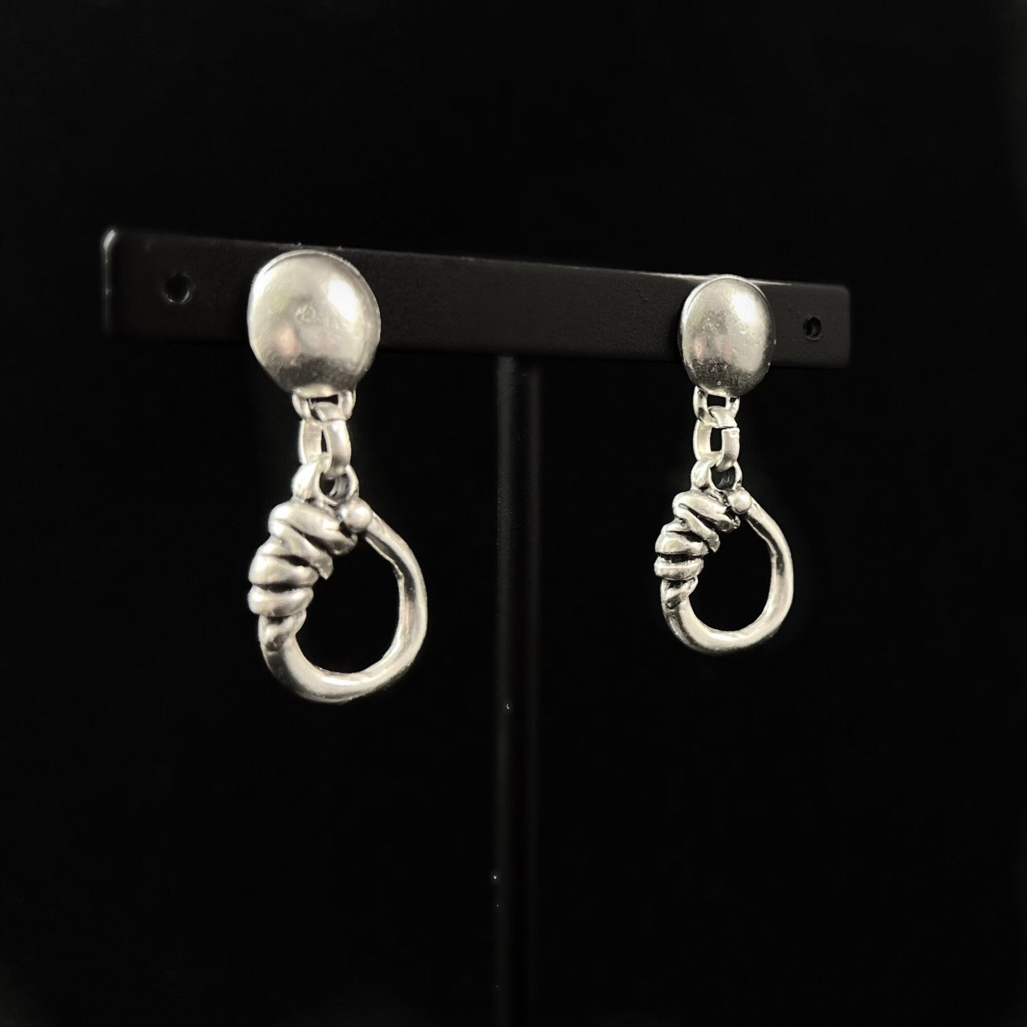Handmade Silver Celtic Knot Earrings - Handmade, Nickel Free