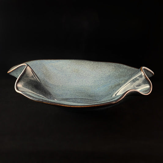Handmade Tapenade Bowl with Spoon, Functional and Decorative Pottery