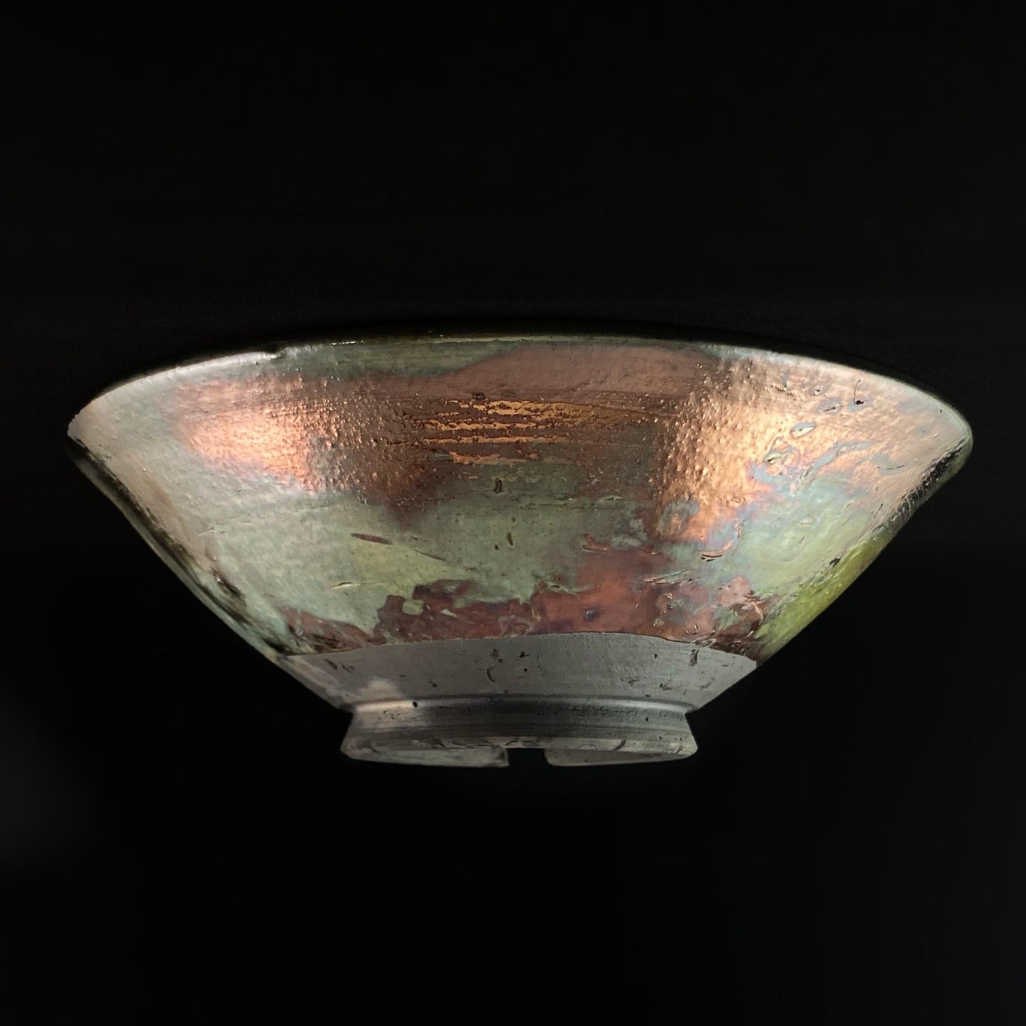 Handmade Tia Bowl, Raku Art Pottery, Decorative Pottery