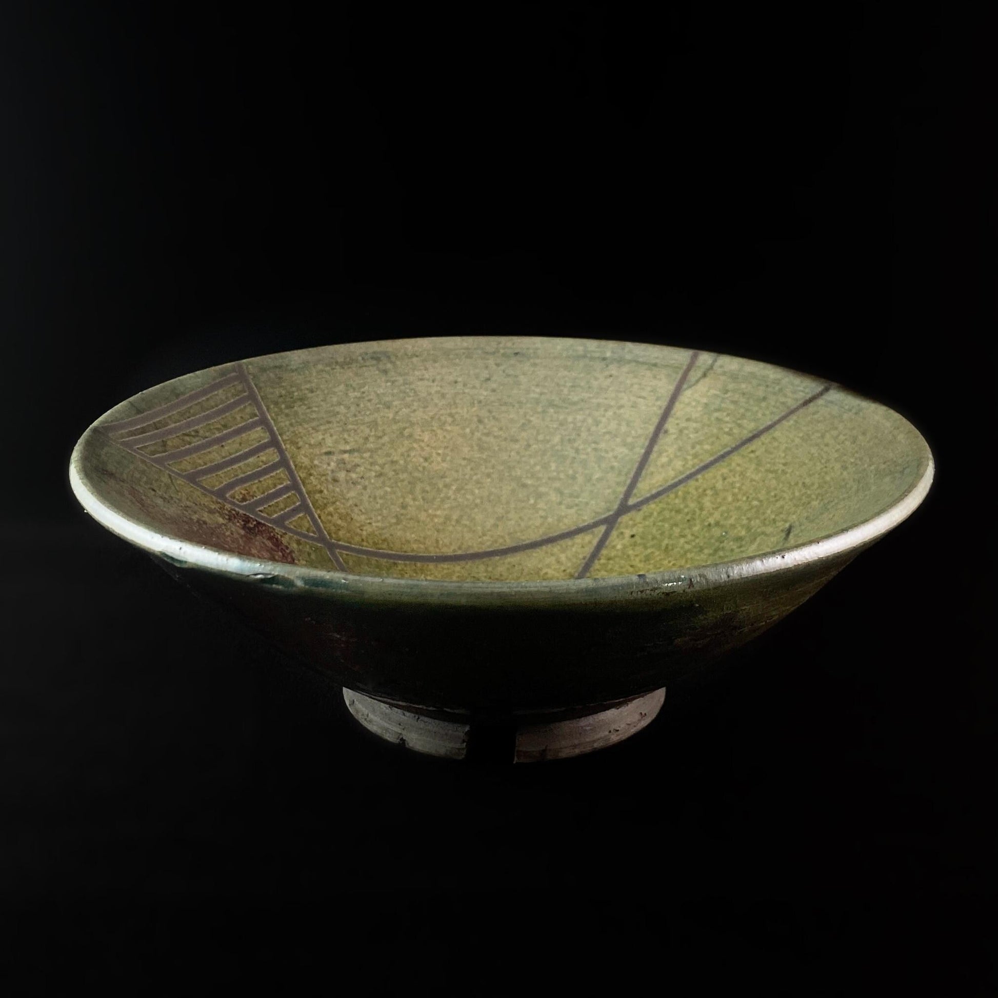 Handmade Tia Bowl, Raku Art Pottery, Decorative Pottery