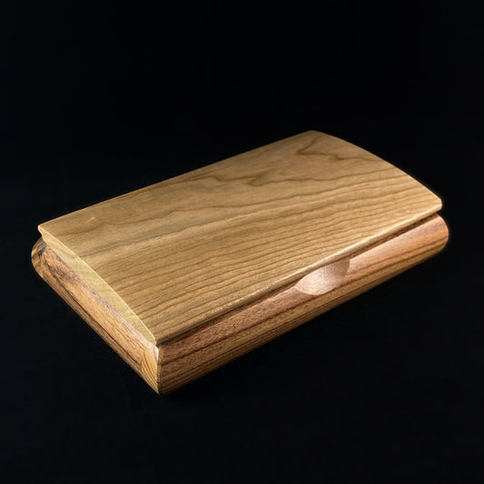 Handmade Wooden Box with Bolivian Rosewood and Cherry, Made in USA