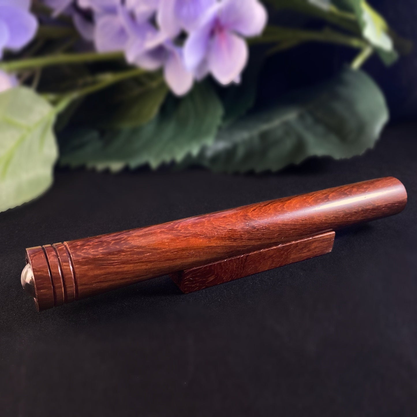 Handmade Wooden Pocket Teleidoscope - Purple Heart