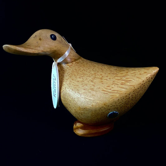 Henry - Hand-carved and Hand-painted Bamboo Duck