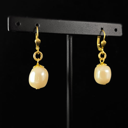 Pearl Earrings - La Vie Parisienne by Catherine Popesco