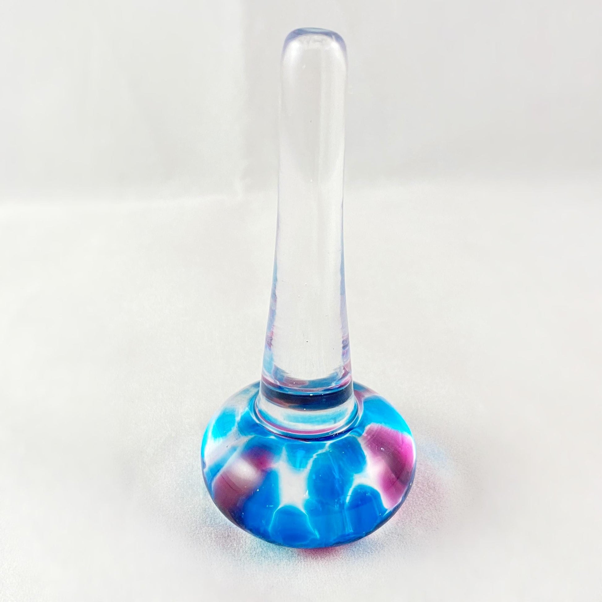 Hand Blown Glass Ring Holder, #8 - Unique Jewelry Storage, Made in USA