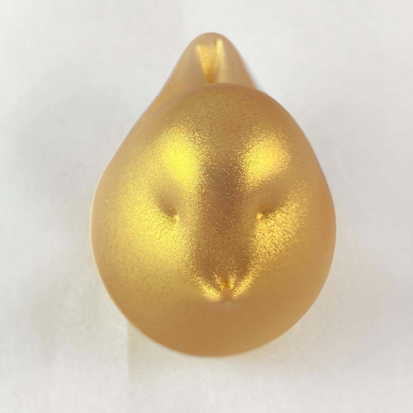 Golden Bird of Good Fortune, Hand Blown Glass Bird - Unique Decor, Made in USA