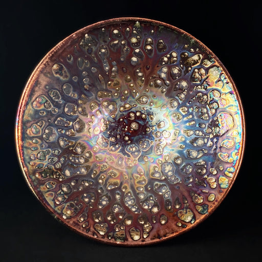 Handmade Clara Bowl, Raku Art Pottery, Decorative Pottery