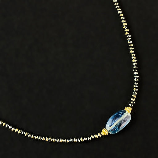 Dainty Kyanite Necklace, Handmade in USA - Avaasi
