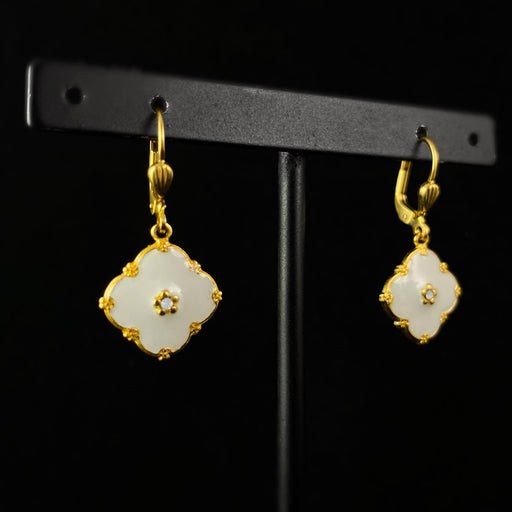 Elegant Enamel Earrings - La Vie Parisienne by Catherine Popesco