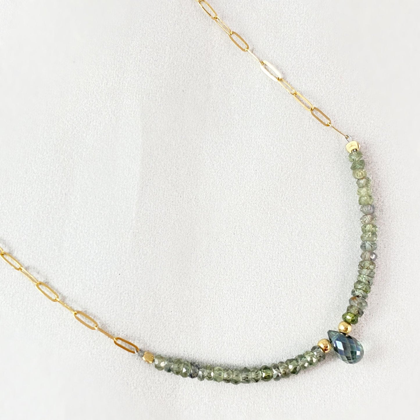 Delicate Teardrop Necklace, Handmade in USA - Avaasi