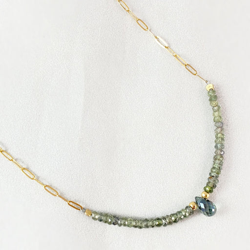 Delicate Teardrop Necklace, Handmade in USA - Avaasi