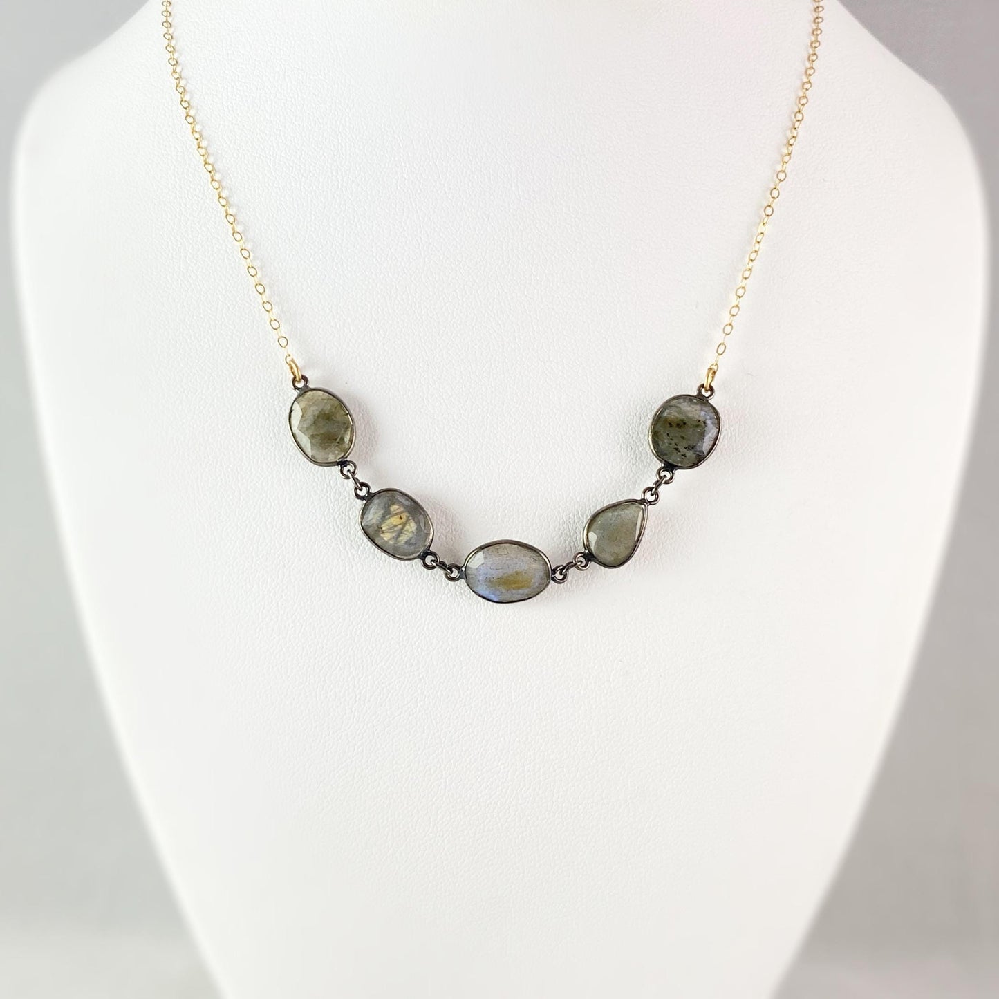 Labradorite Necklace, Handmade in USA - Avaasi