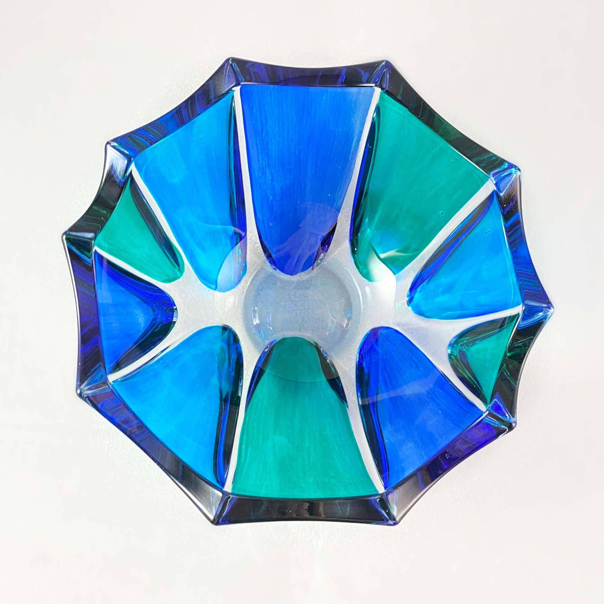 Venetian Glass Calypso SD Votive Holder - Handmade in Italy, Colorful Murano Glass