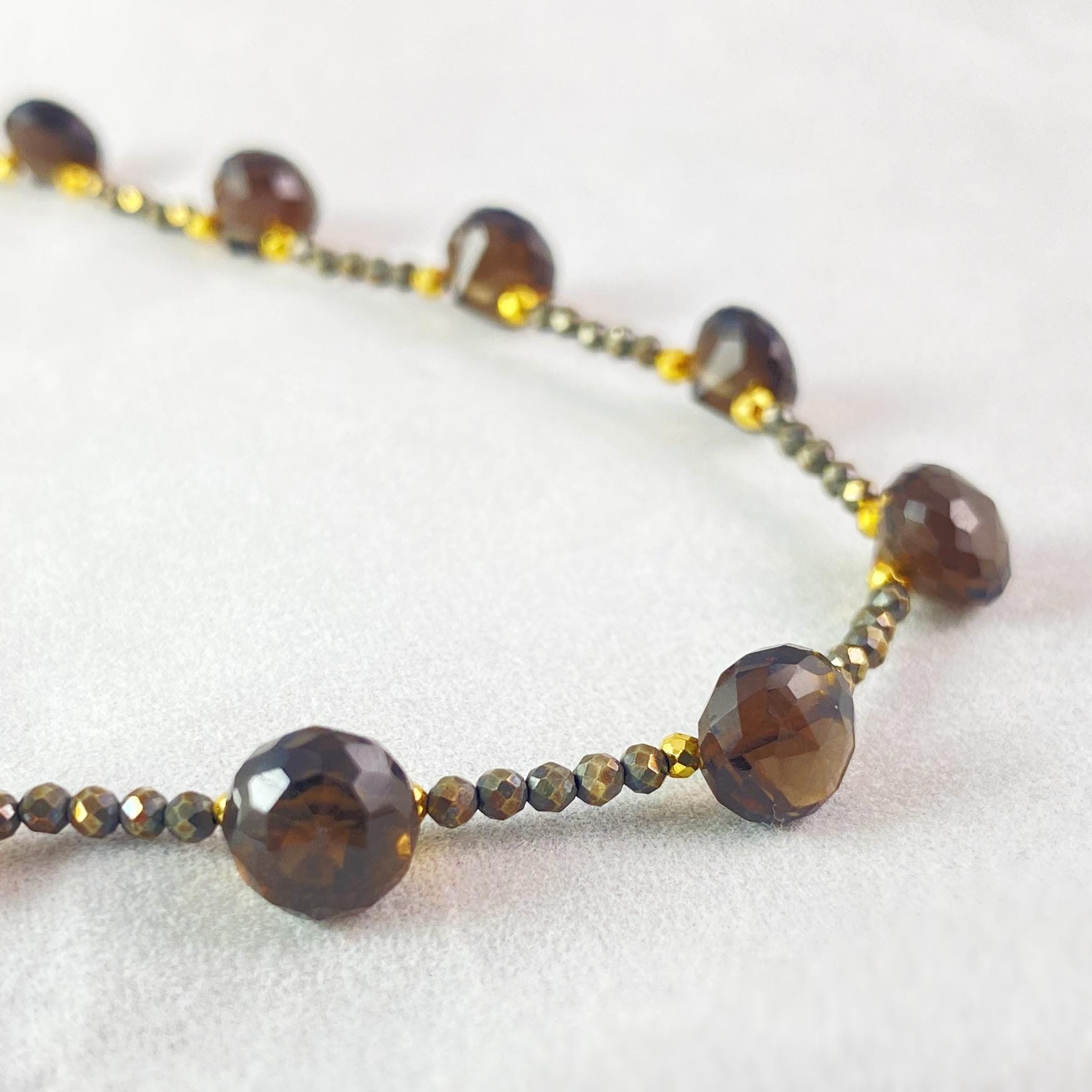 Smoky Quartz Necklace, Handmade in USA - Avaasi