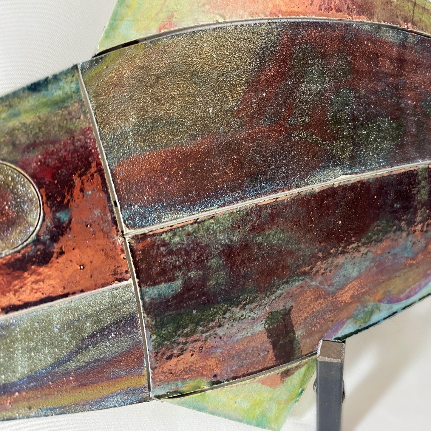 Handmade 18 Inch Fish Decor, Raku Art Pottery, Decorative Pottery