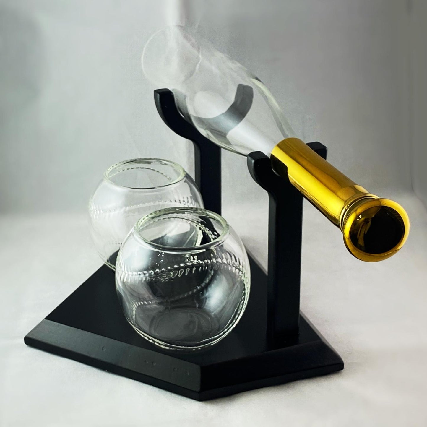 Baseball Bat Whiskey Decanter and Set of 2 Glasses