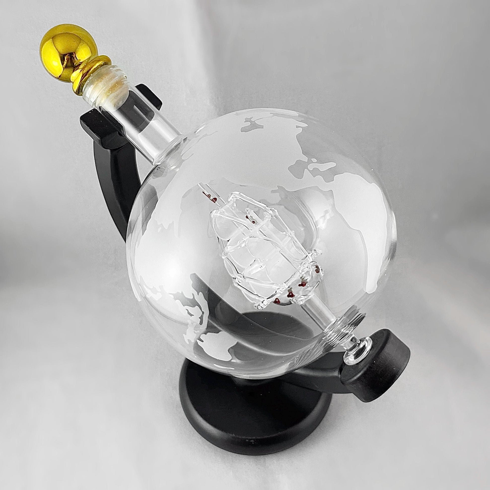 Globe Decanter and Stand