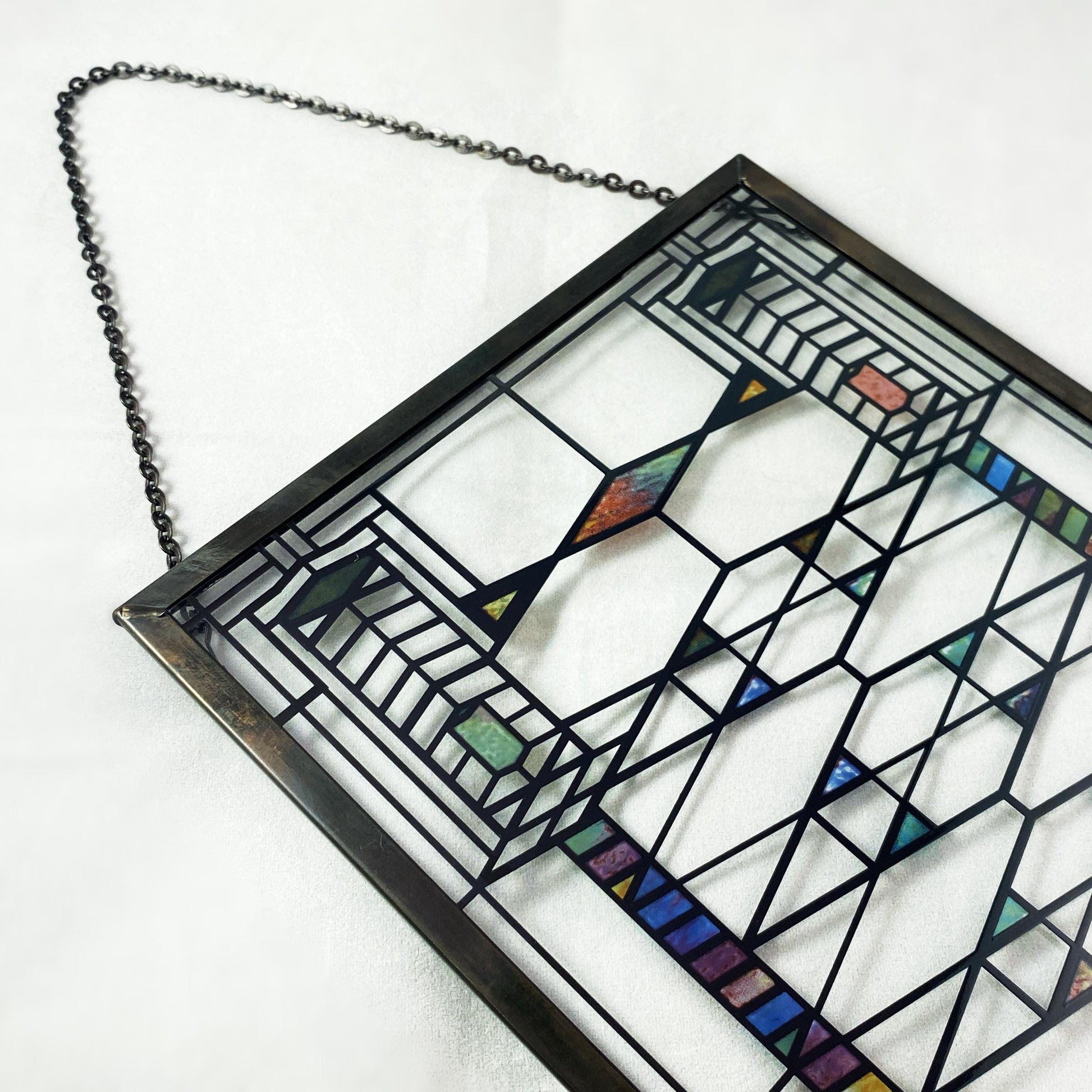 Frank Lloyd Wright Robie House Window Art Glass