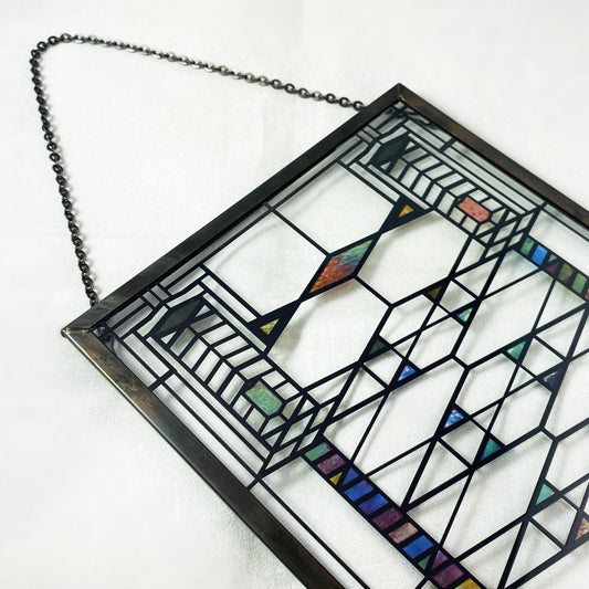 Frank Lloyd Wright Robie House Window Art Glass