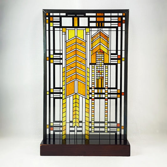 Frank Lloyd Wright Autumn Sumac Art Glass