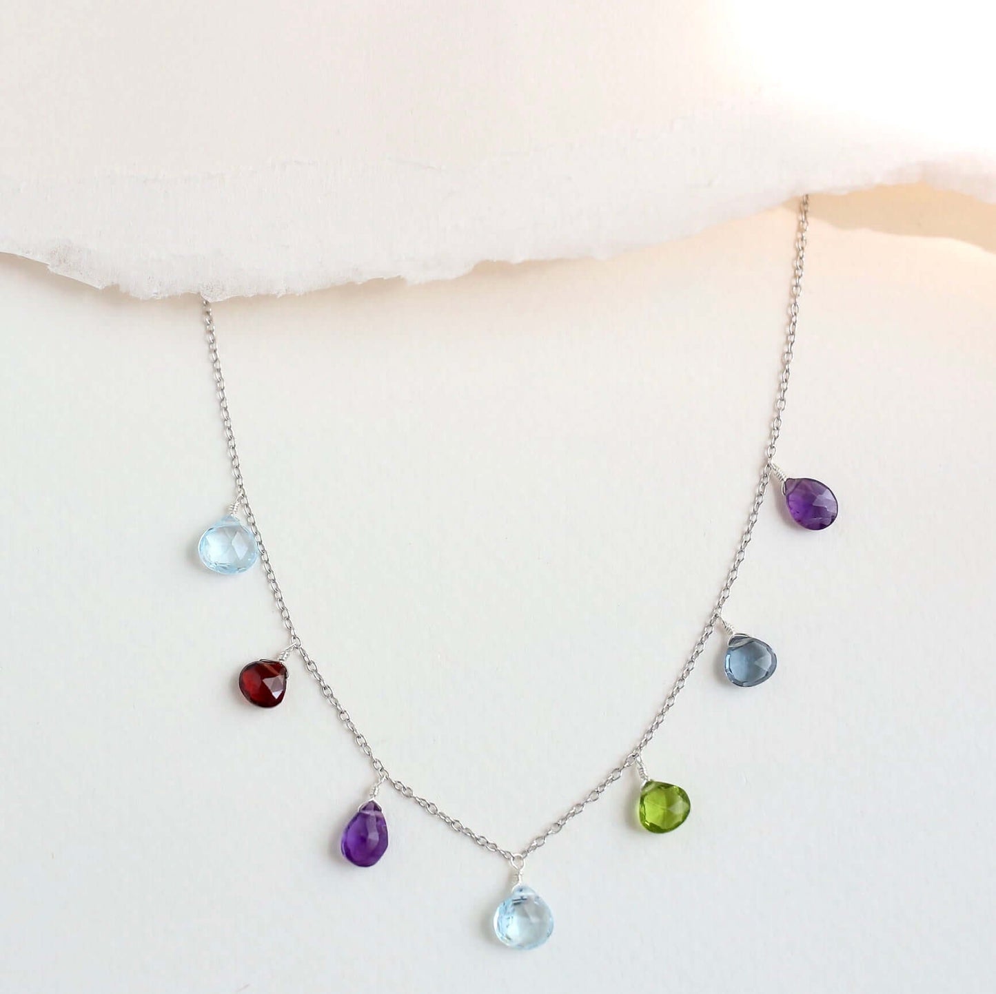 Rainbow Sparkler Necklace