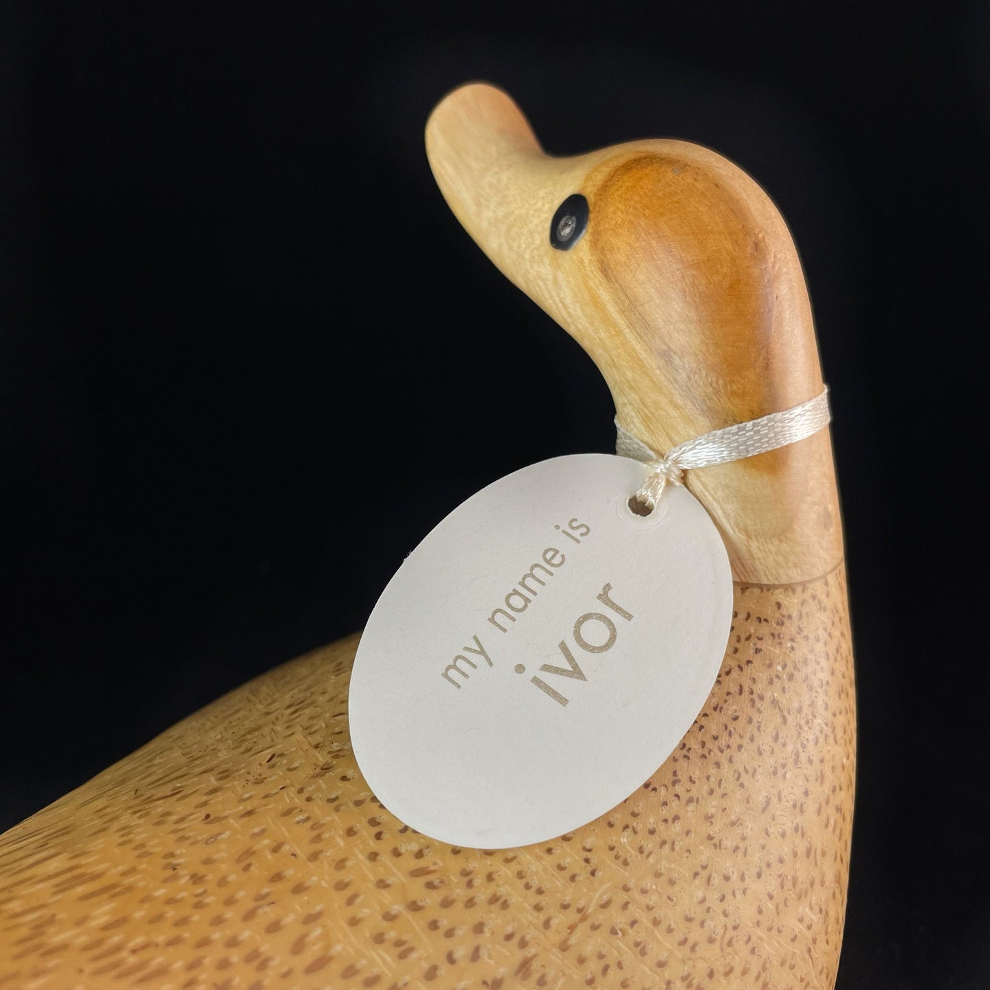 Ivor - Hand-carved and Hand-painted Bamboo Ducks