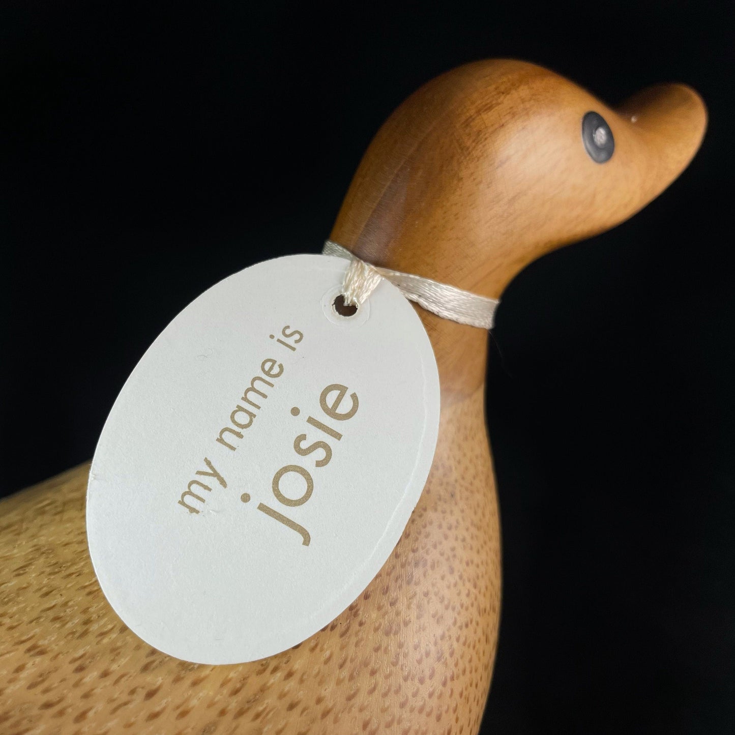 Josie - Hand-carved and Hand-painted Bamboo Ducks