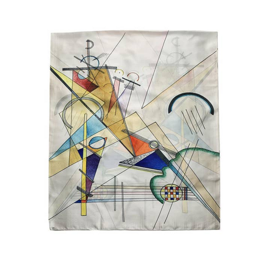 Kandinsky Abstraction Composition Painting Print Silk Scarf