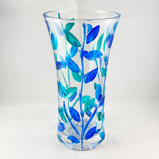 Large Tree of Life Venetian Glass Vase - Handmade in Italy, Colorful Murano Glass Vase