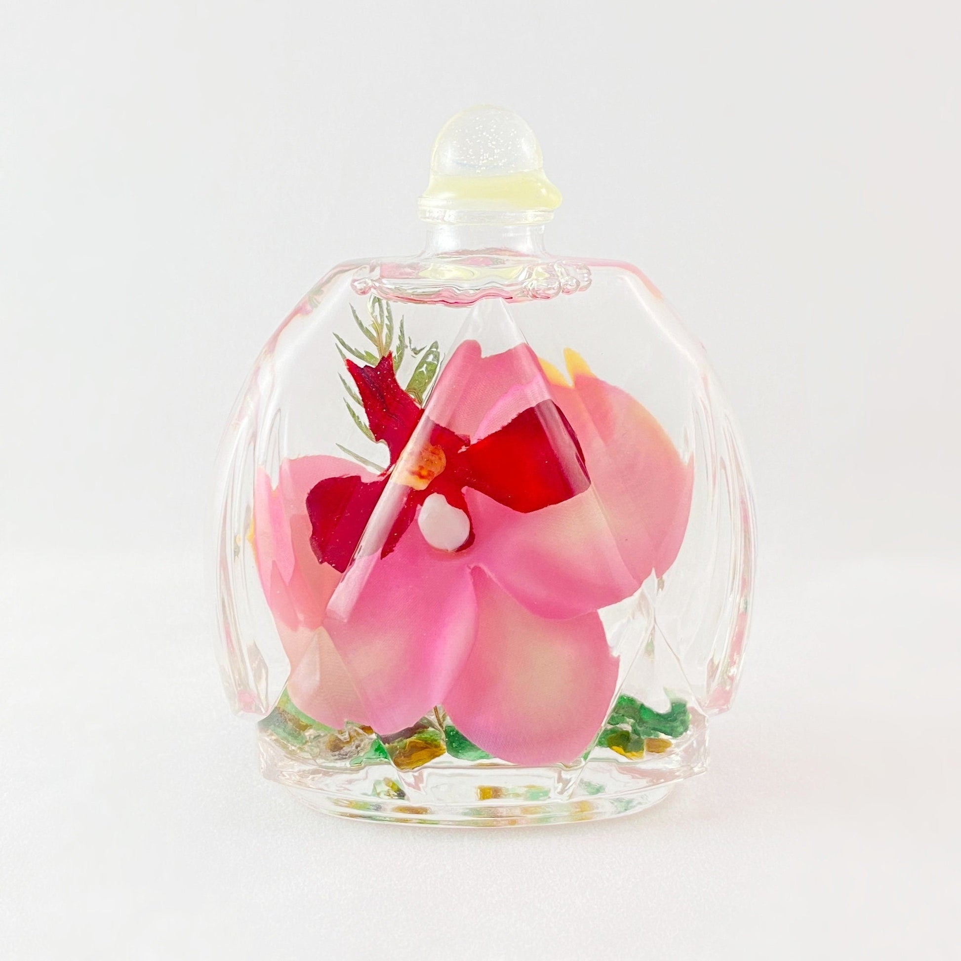 Liquid Candle with Pink Orchid Small Round Liquid Candle/Home Decor -  Handmade – Northern Lights Gallery