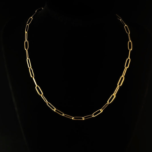 Minimal Gold Chain Linking Necklace - 3Souls
