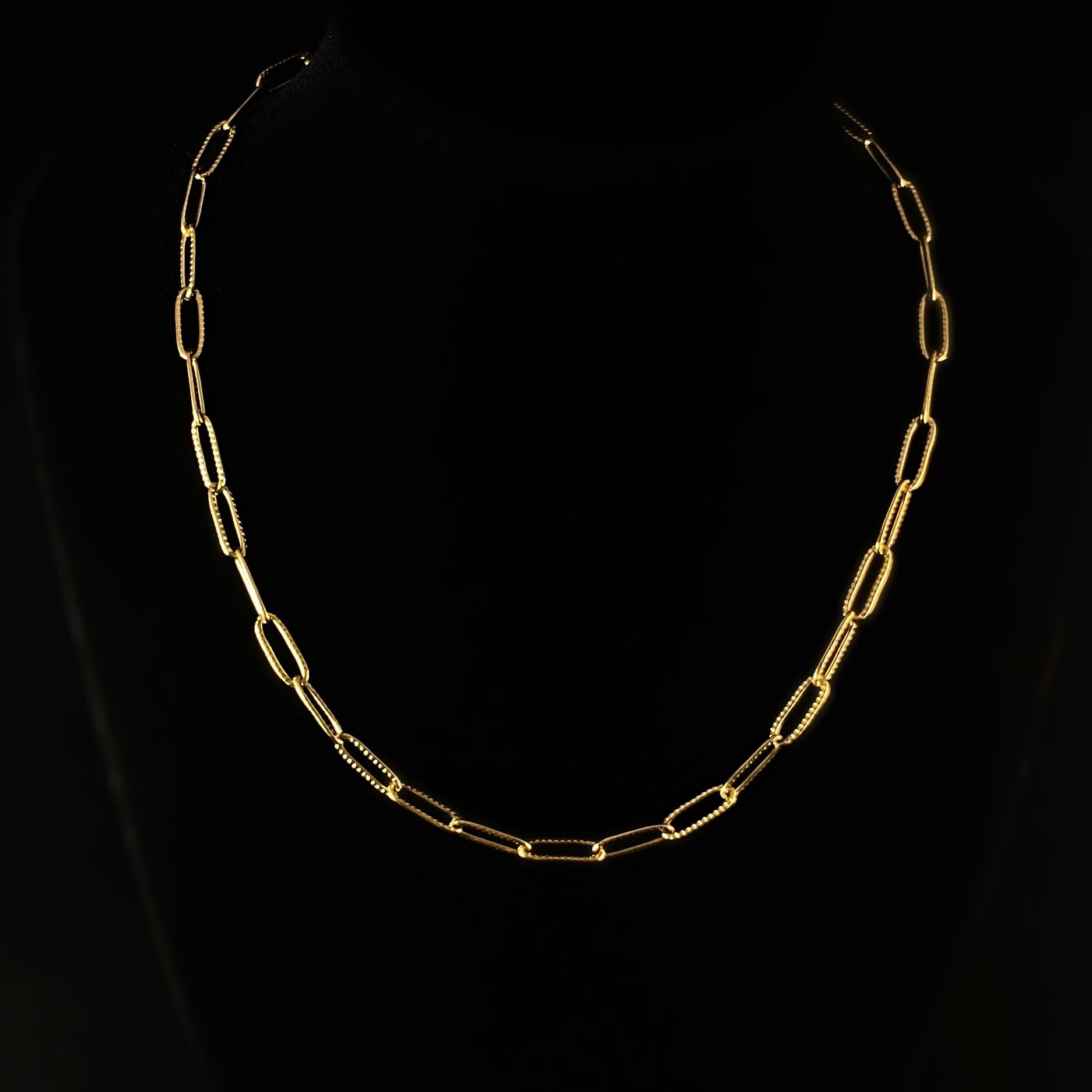 Minimal Gold Chain Linking Necklace - 3Souls